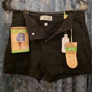 Wax Jean Women's Dark Denim Shorts